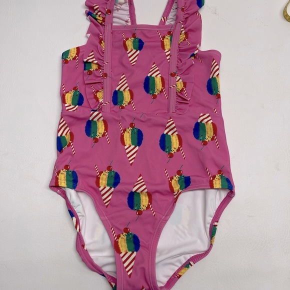 Hanna Andersson snow cone one piece swimsuit sz160cm US 14-16